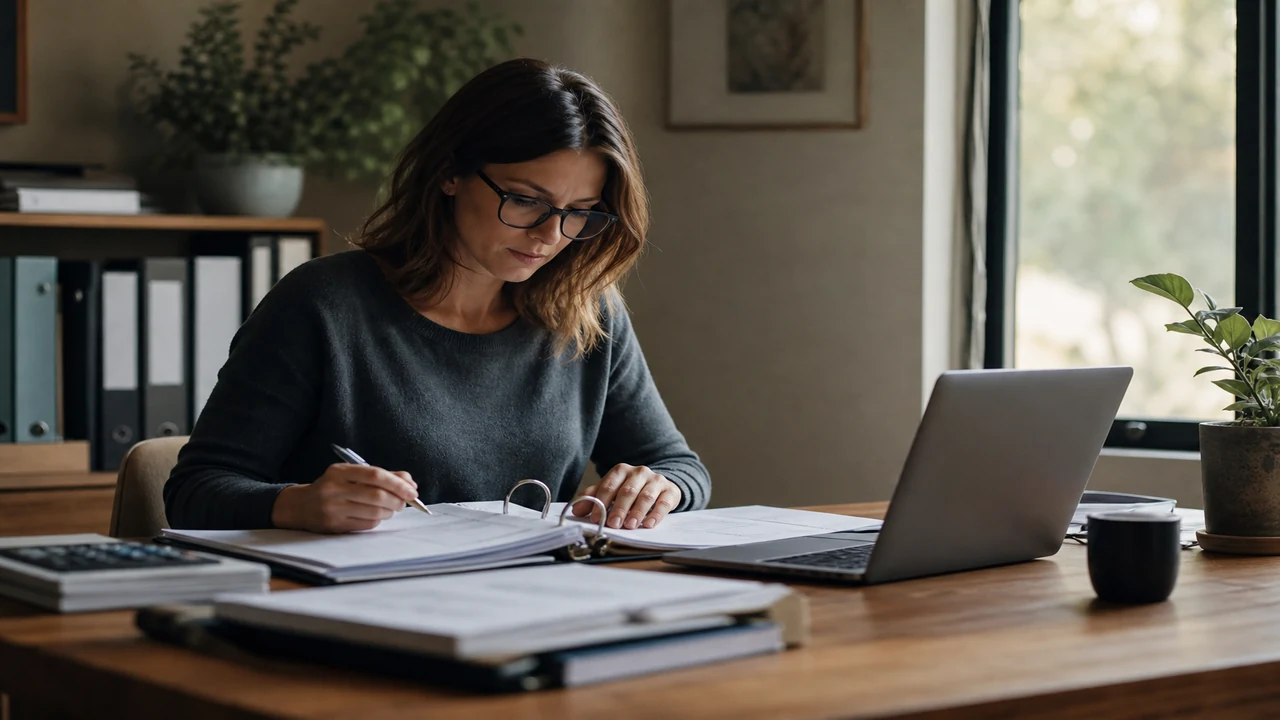 Finance and bookkeeping teams at work