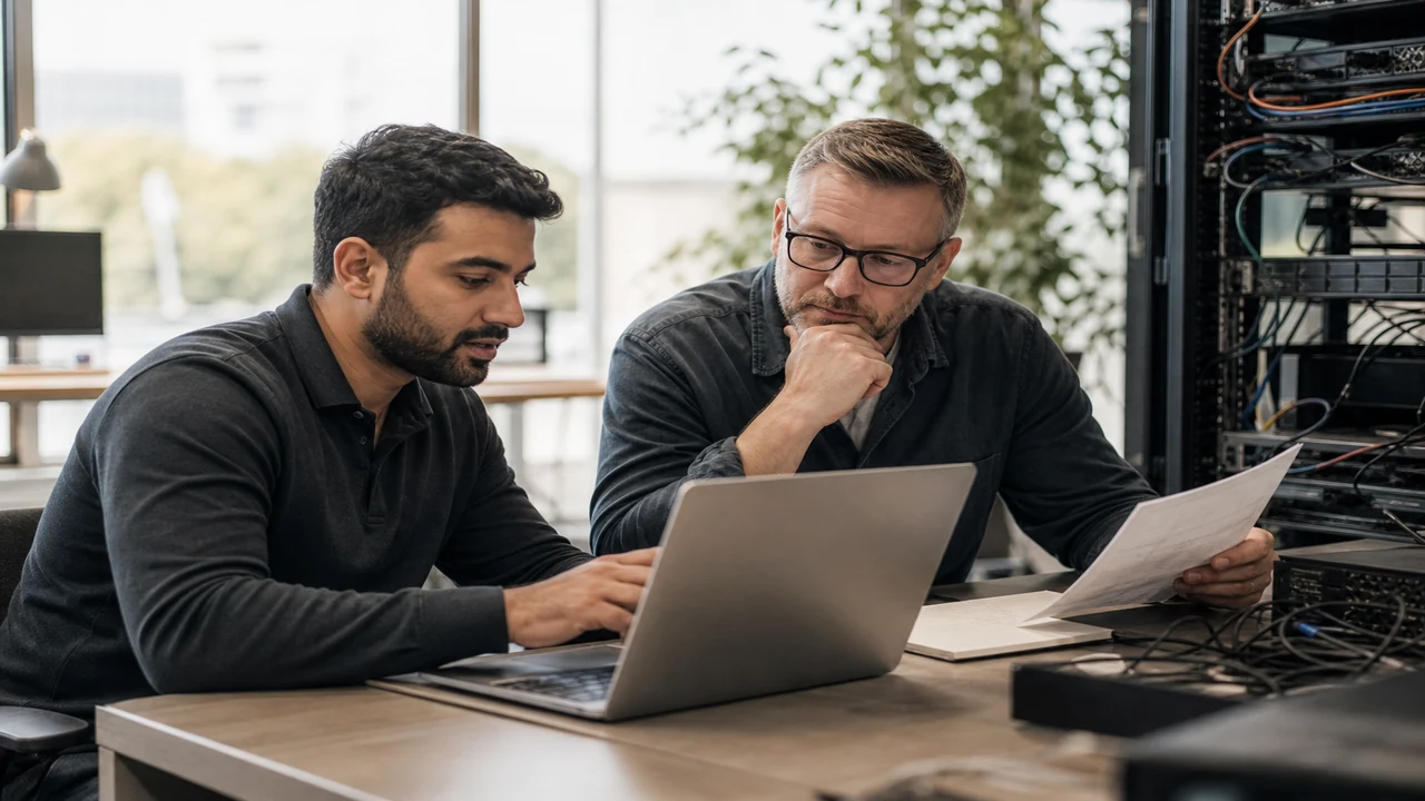 IT and MSP teams at work