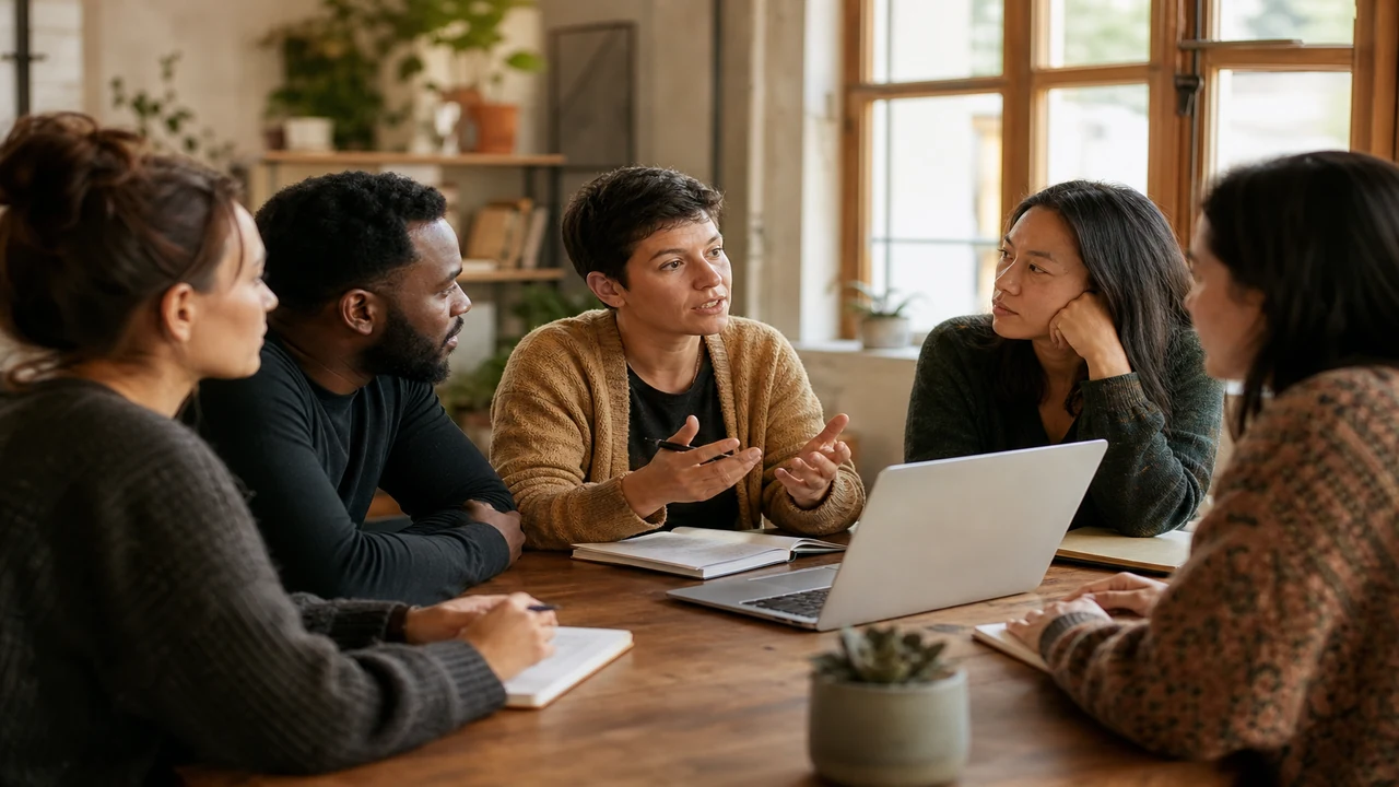 Nonprofit teams at work