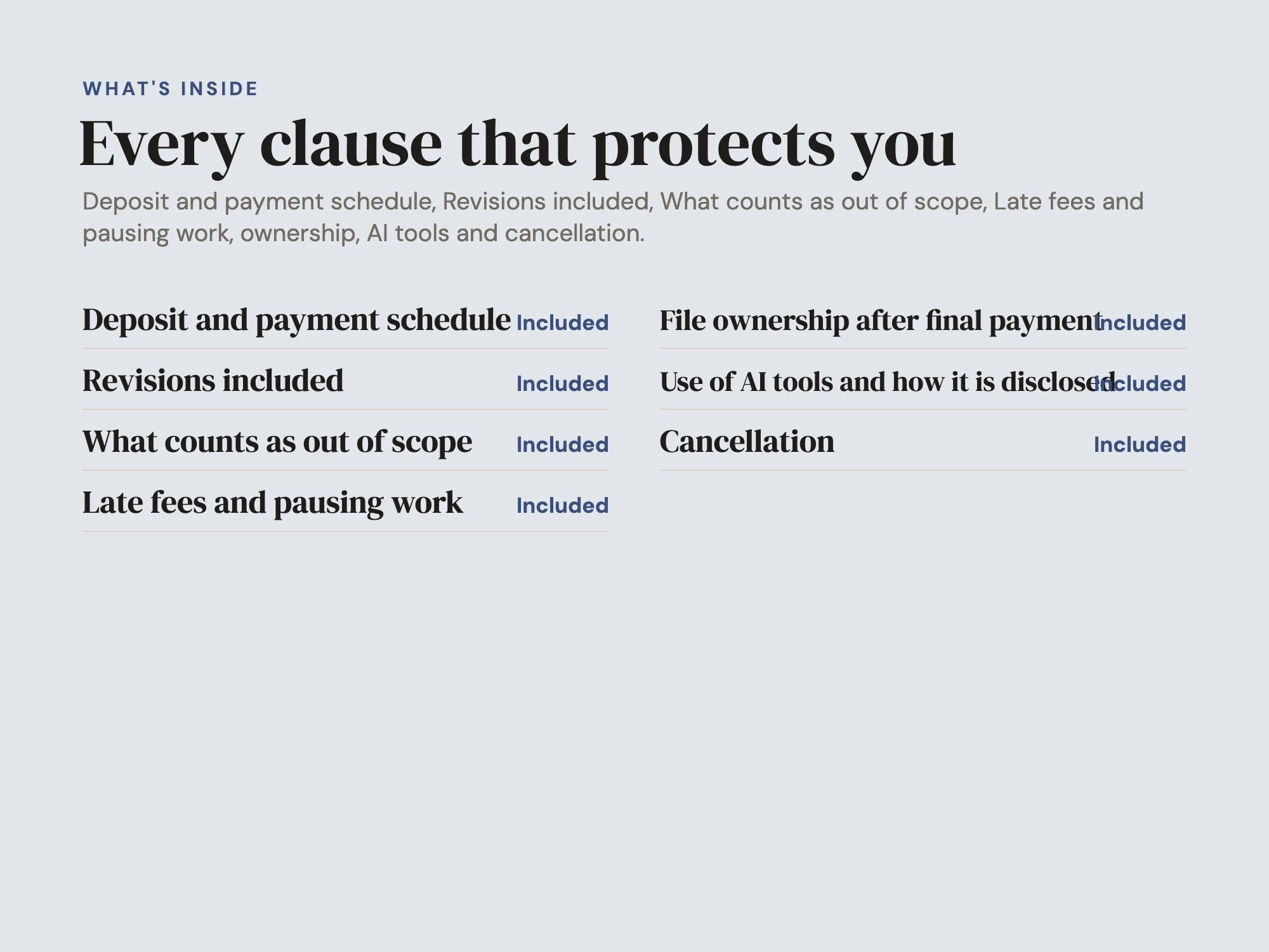 Videographer and Video Editor Contract: What's inside