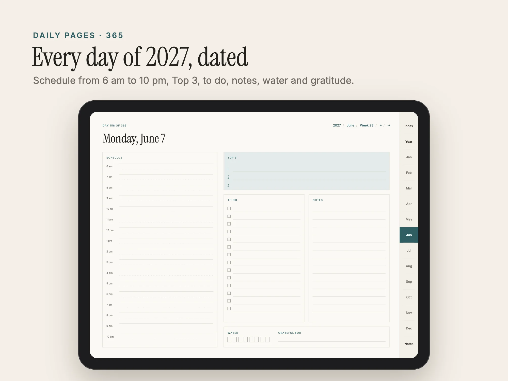 Stelaah 2027 Complete Planner: Daily