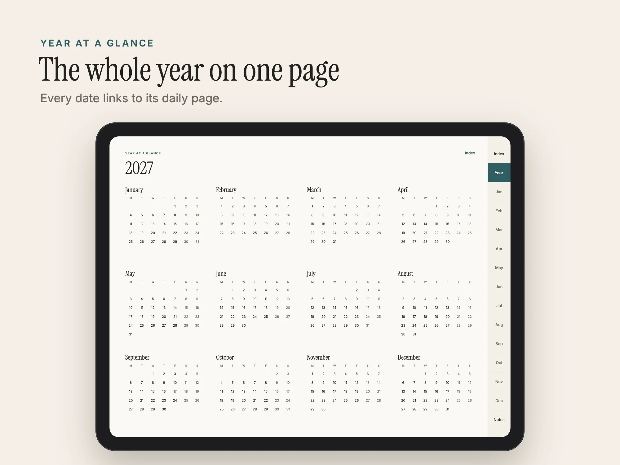 Stelaah 2027 Complete Planner: Year