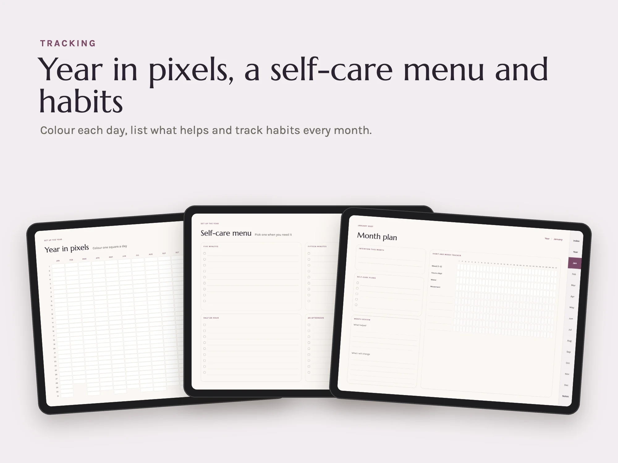 Free 2027 Wellness and Habit Planner: Tracking