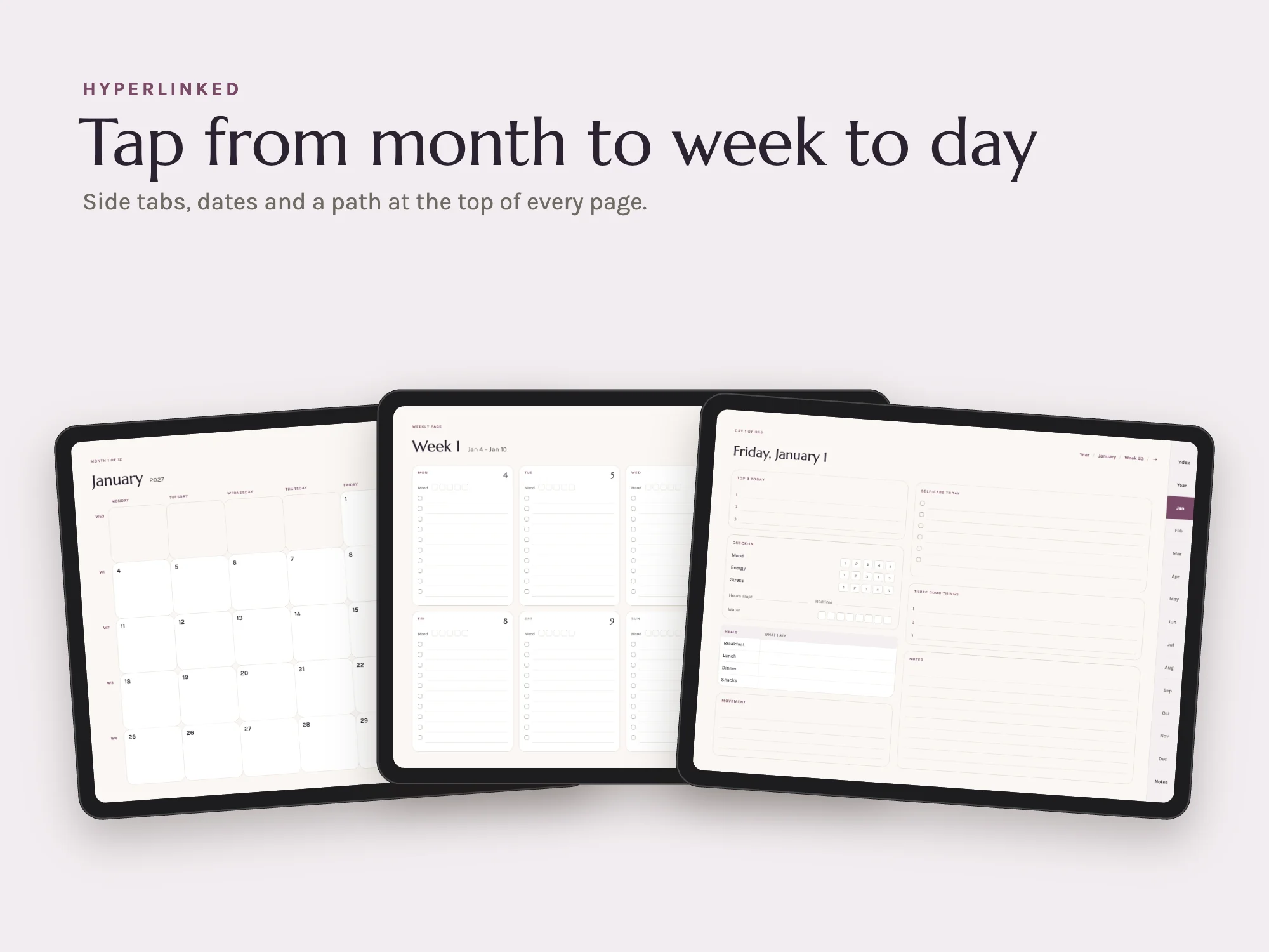 Free 2027 Wellness and Habit Planner: Linked