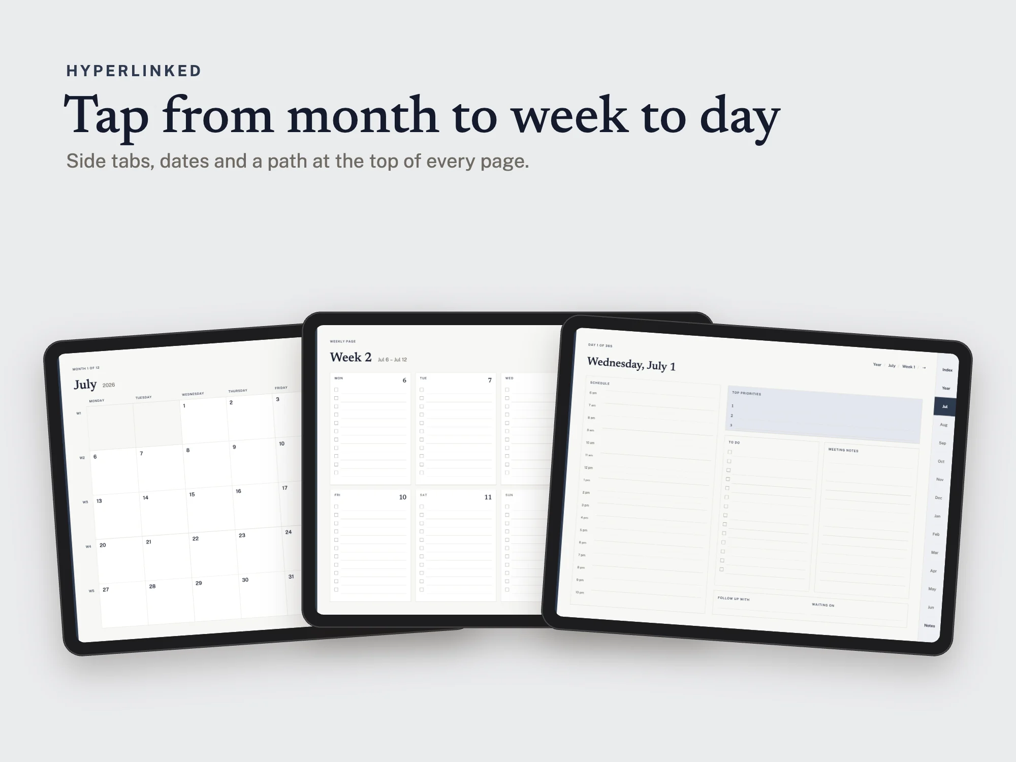 Free 2026 to 2027 Executive Business Digital Planner: Linked