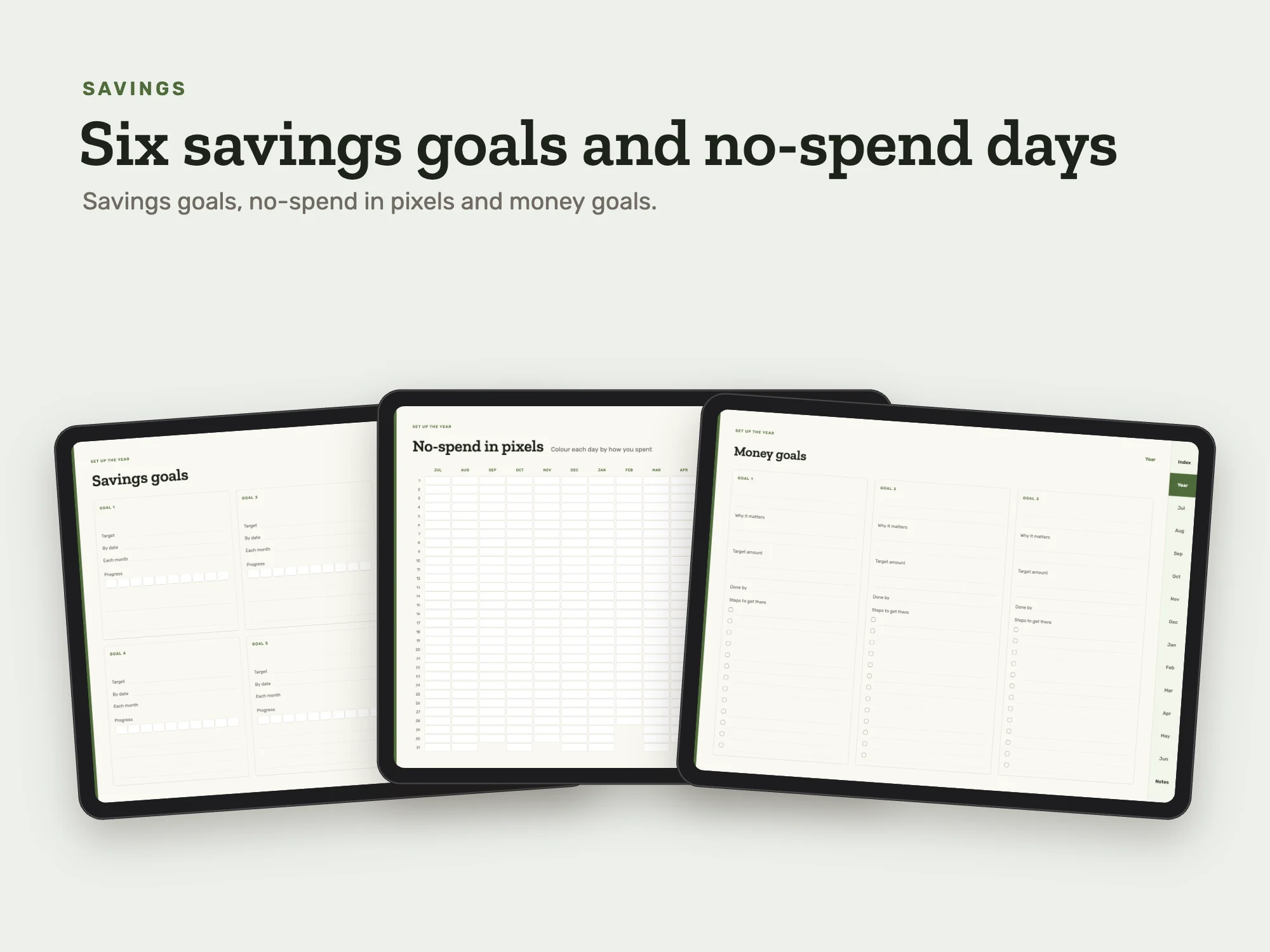 Free 2026 to 2027 Midyear Budget Digital Planner: Savings