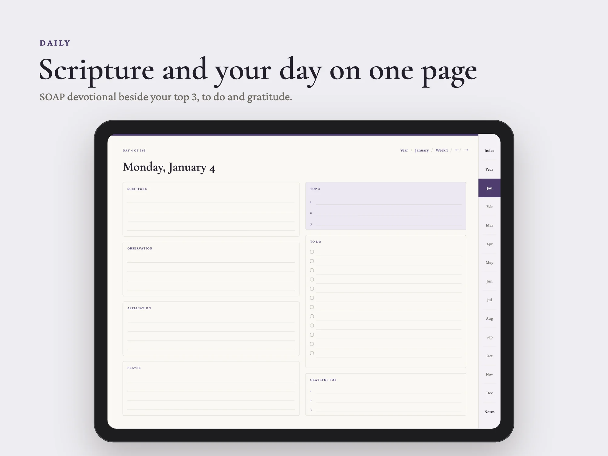 Free 2027 Devotional Planner: Daily