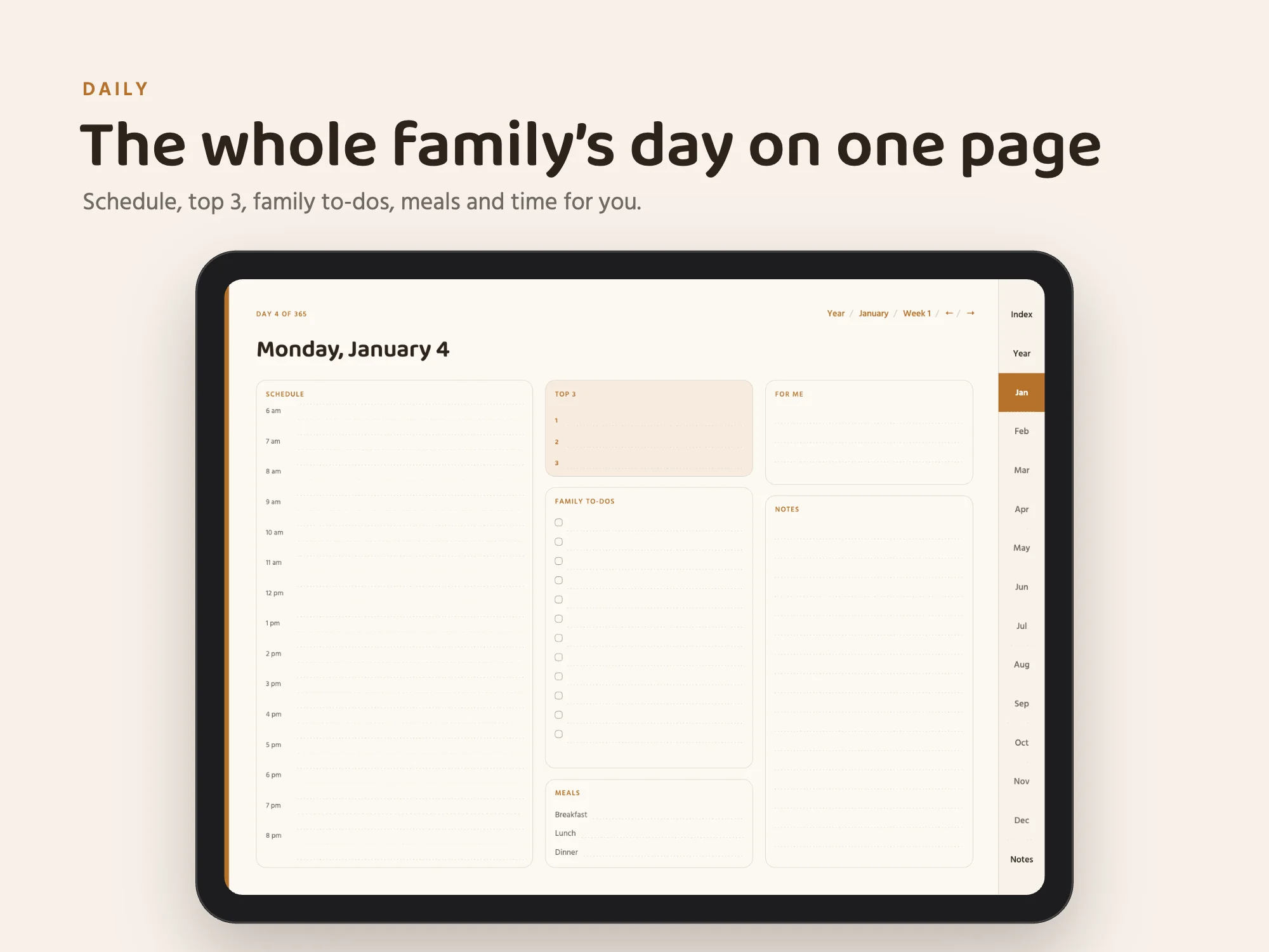 Free 2027 Family Planner: Daily