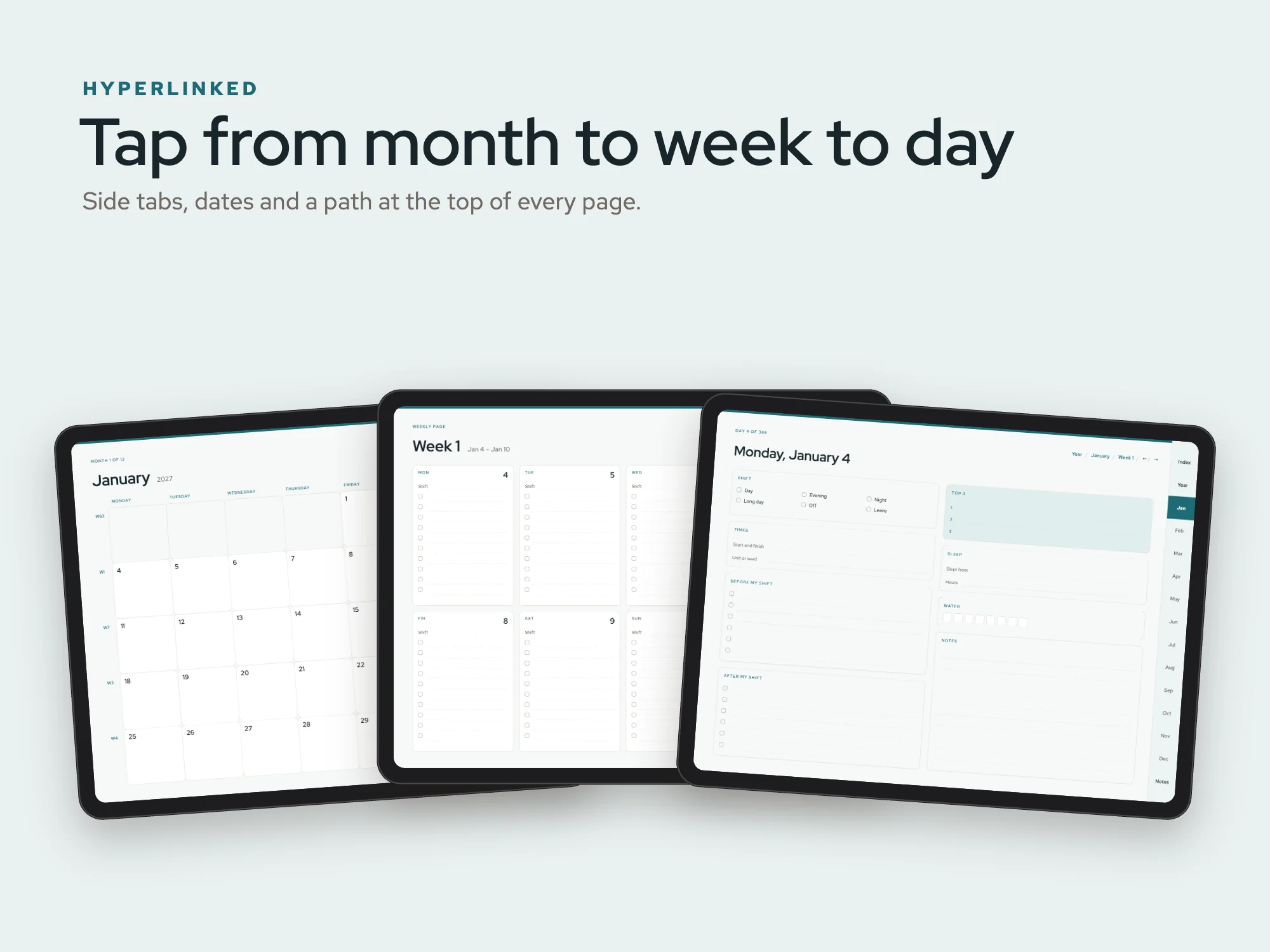 Free 2027 Nurse and Shift Worker Planner: Linked