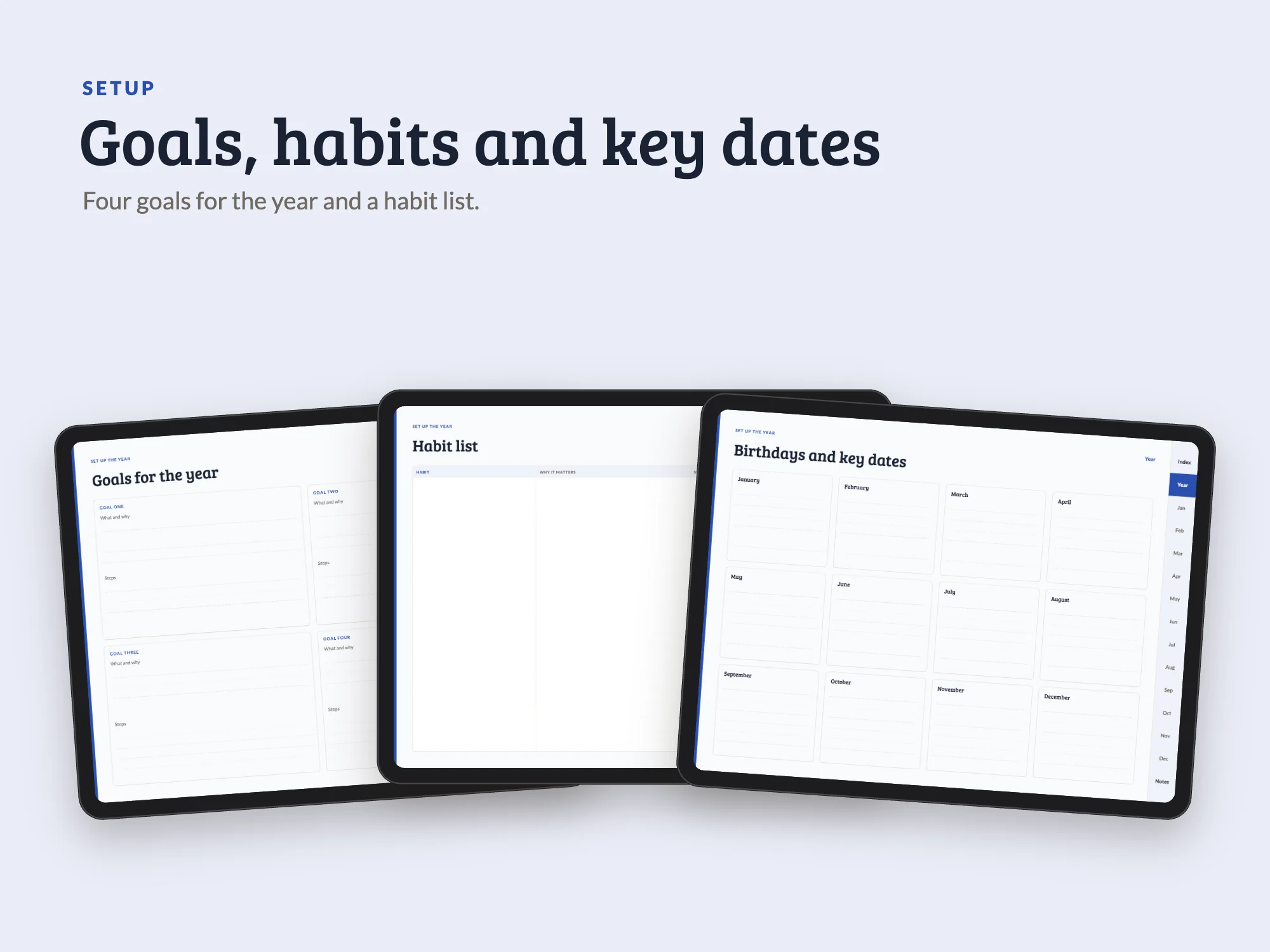 Free 2027 Weekly Planner: Setup