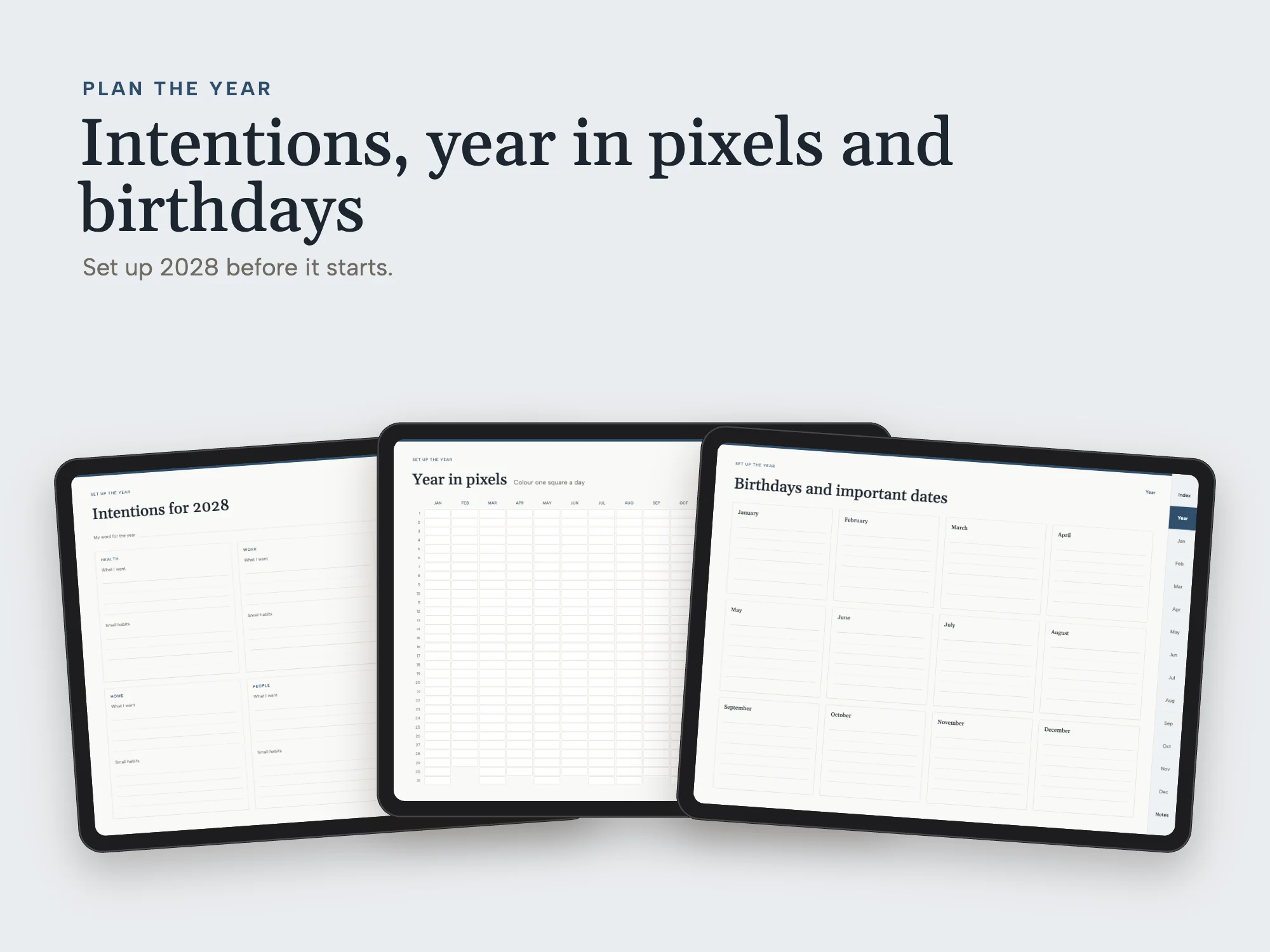Stelaah 2028 Complete Planner: Plan the year
