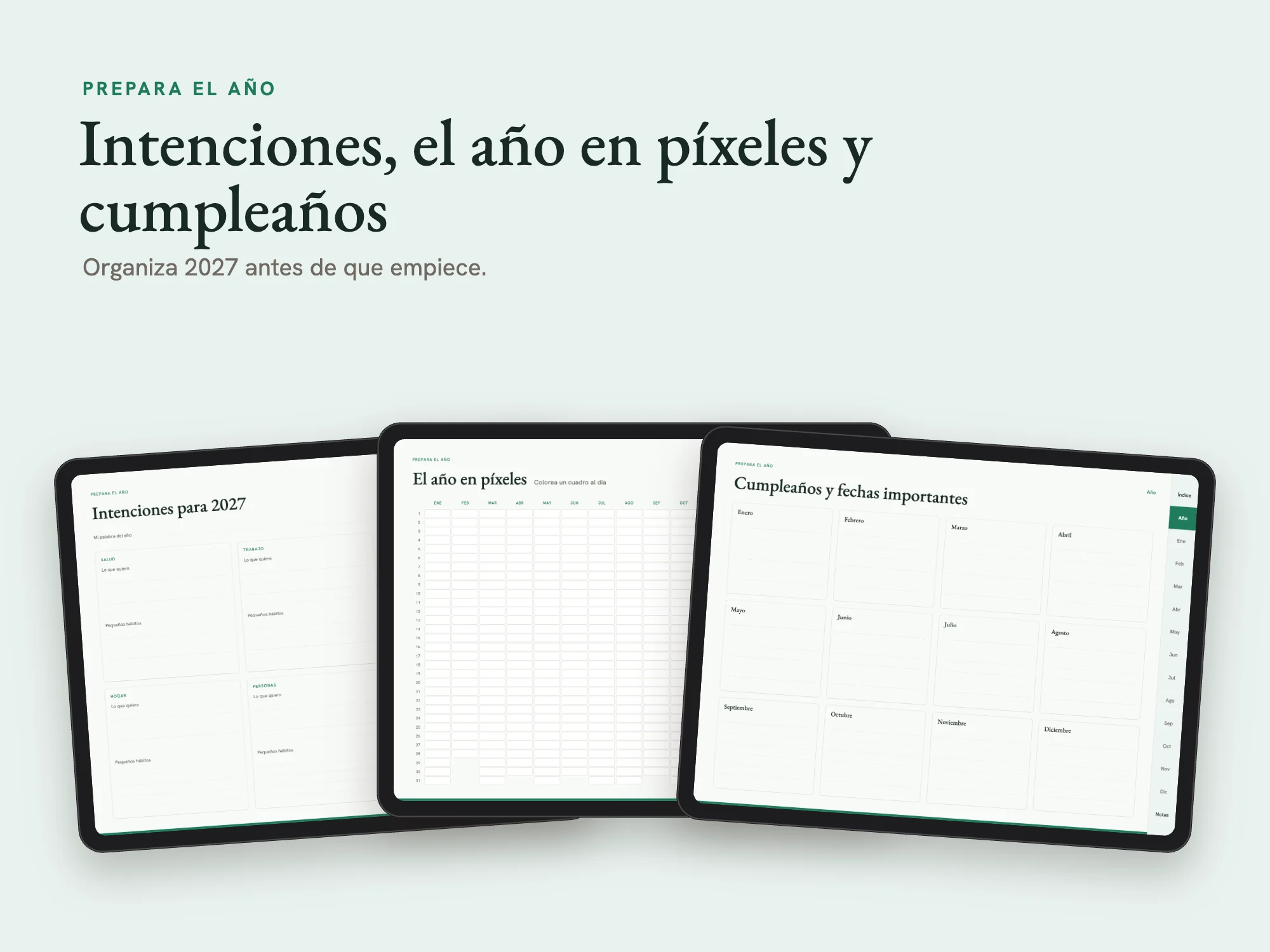 Agenda Digital 2027 Completa (en español): Prepara el año