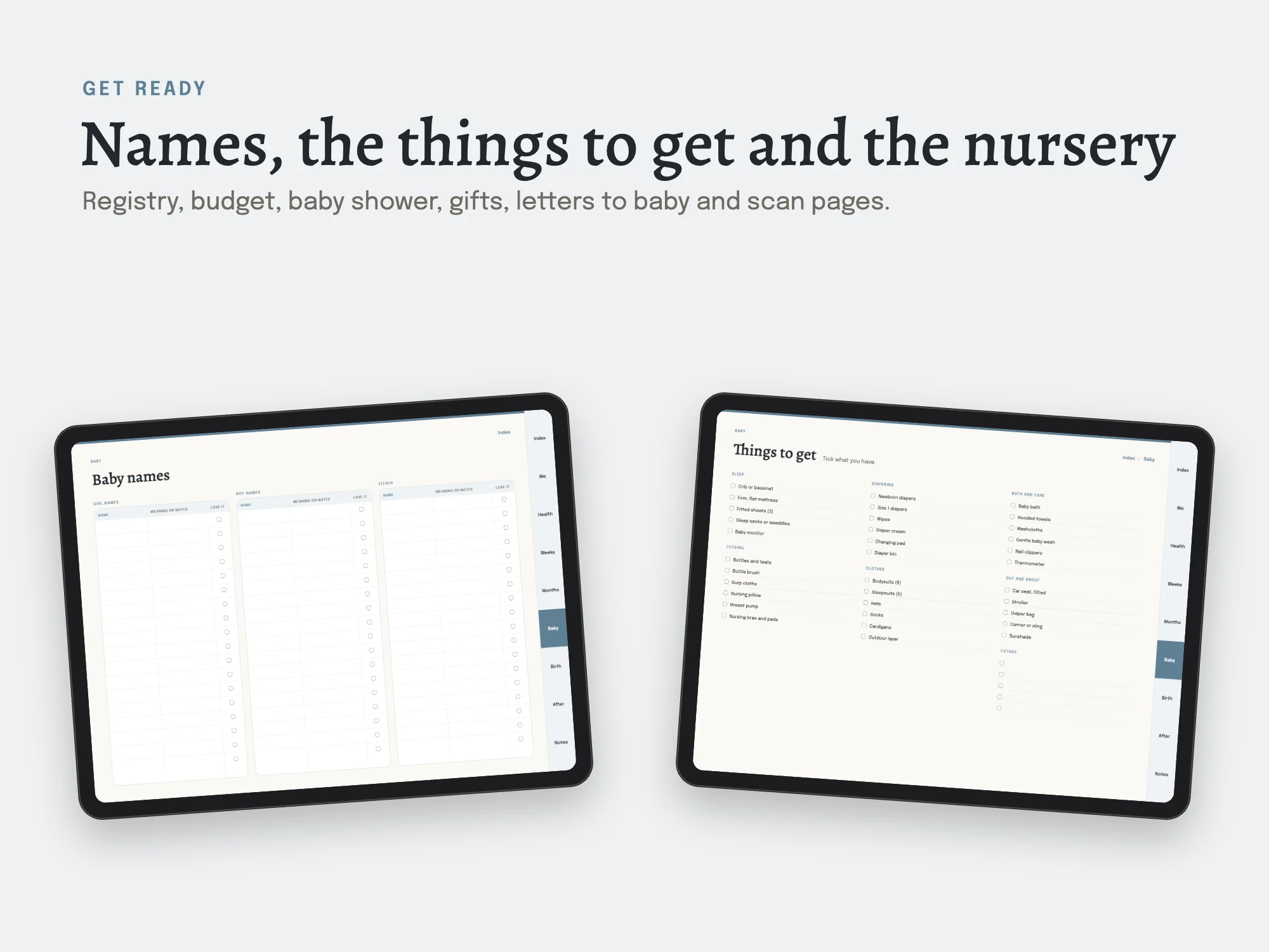 Pregnancy Planner: Baby