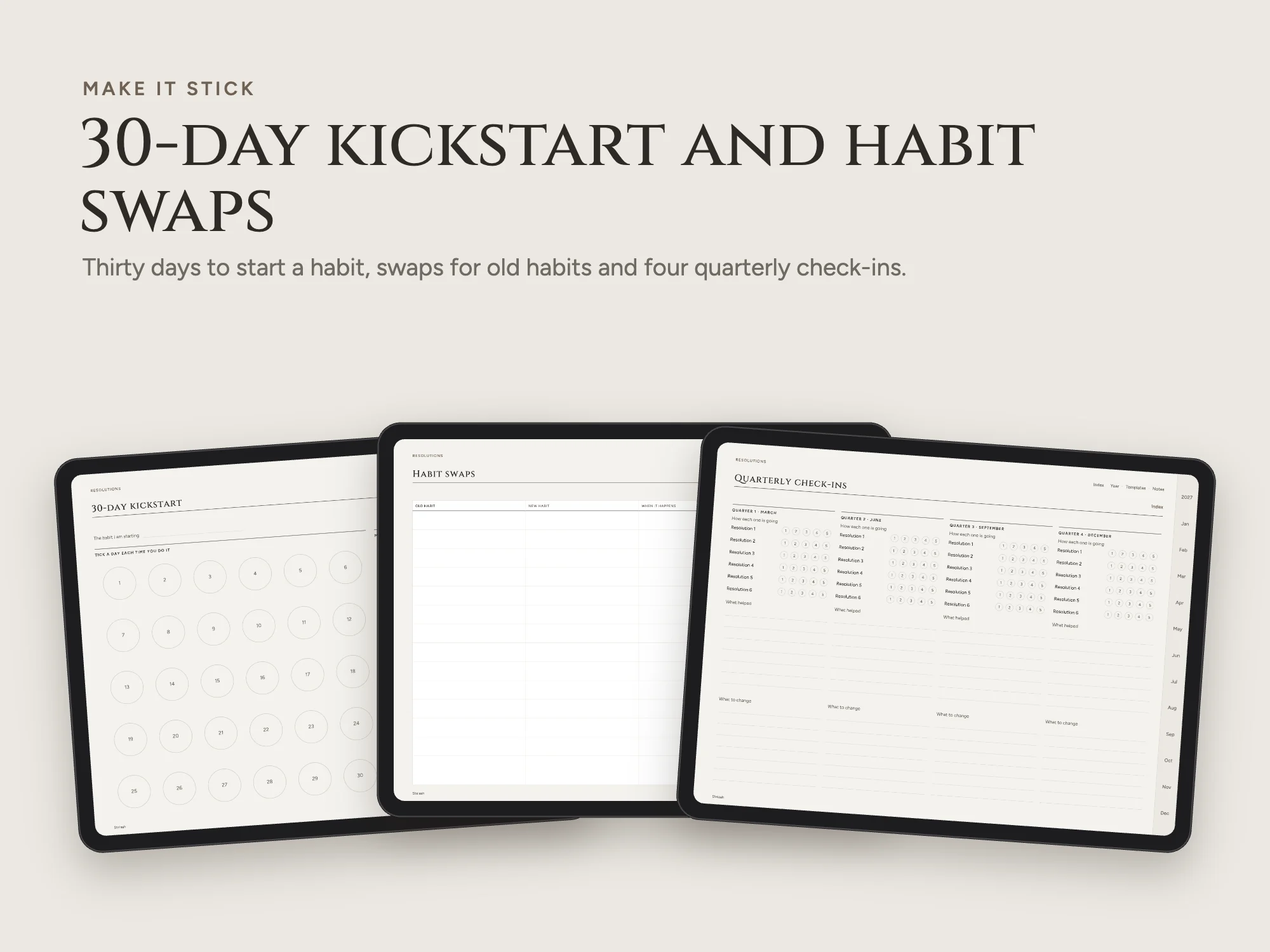 Free 2027 New Year Resolution Planner: Make it stick