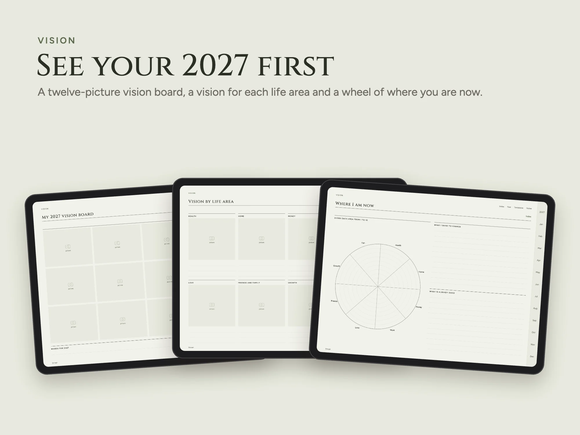 Free 2027 Vision Board and Goals Planner: Vision