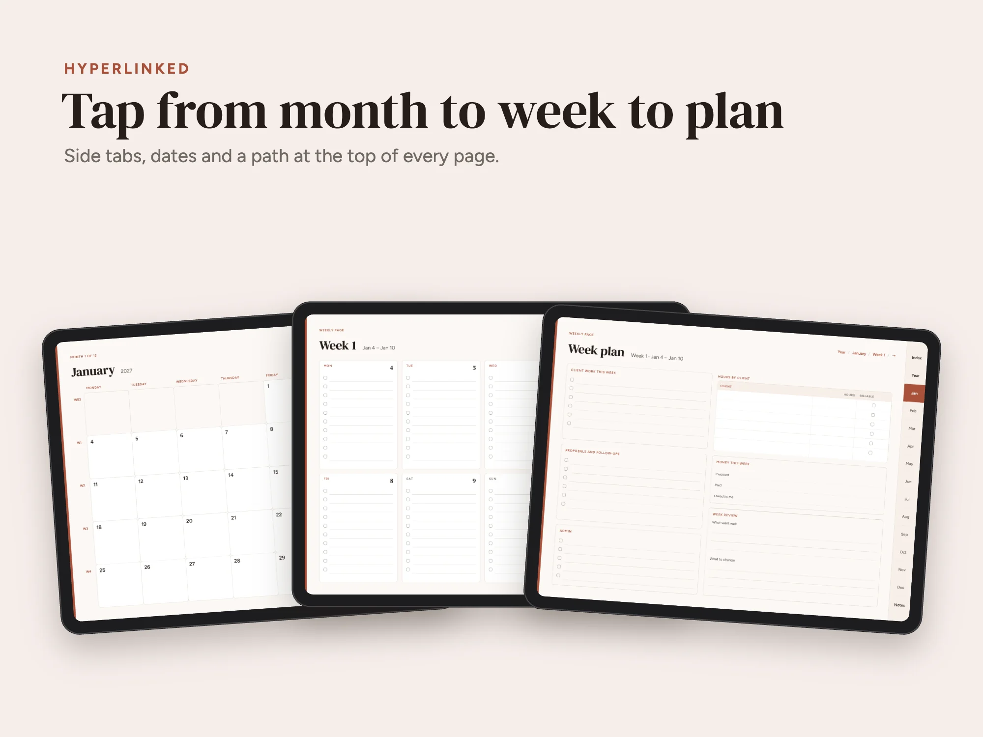 Free 2027 Freelancer Planner: Linked