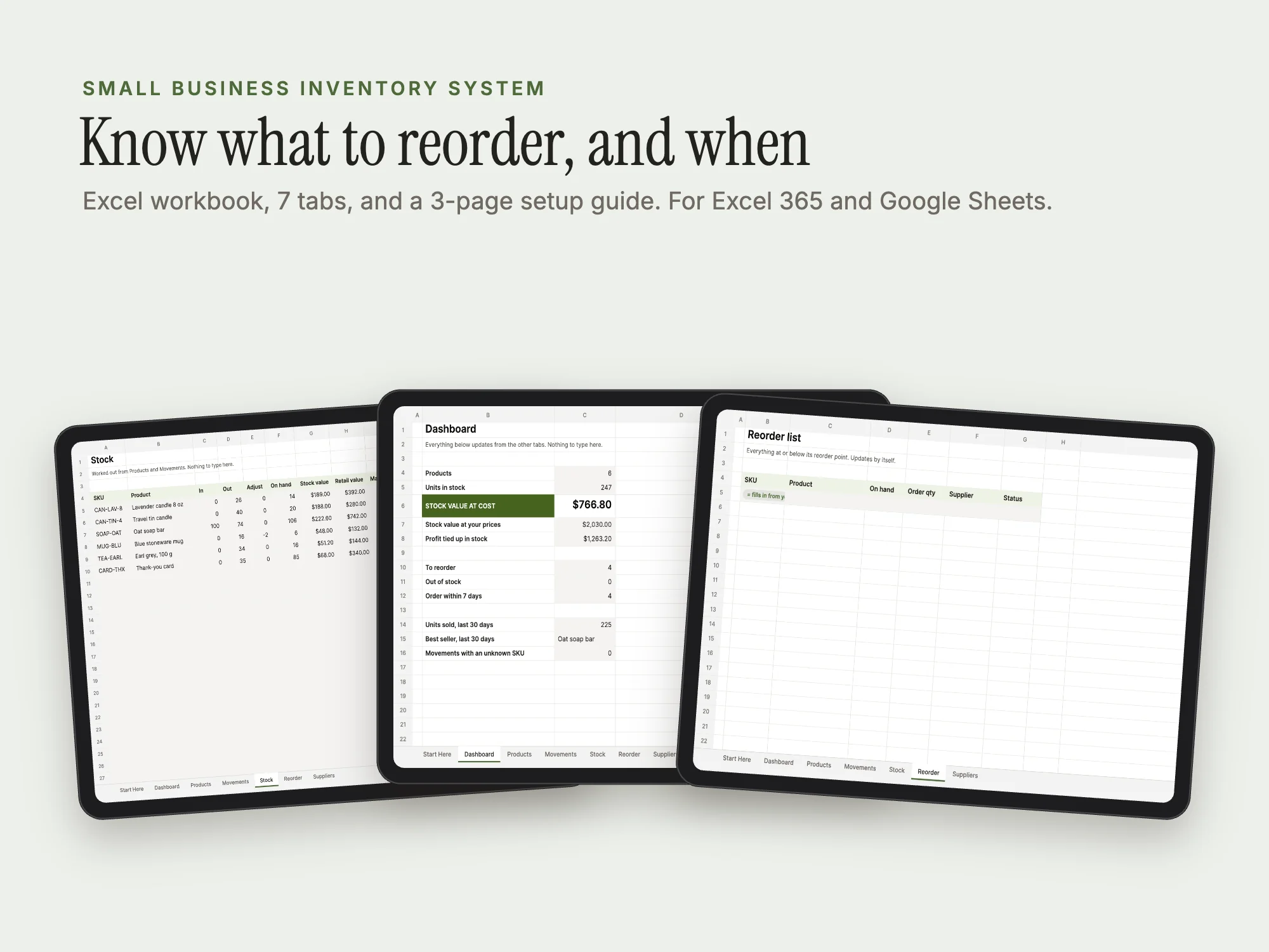 Small Business Inventory System: Cover