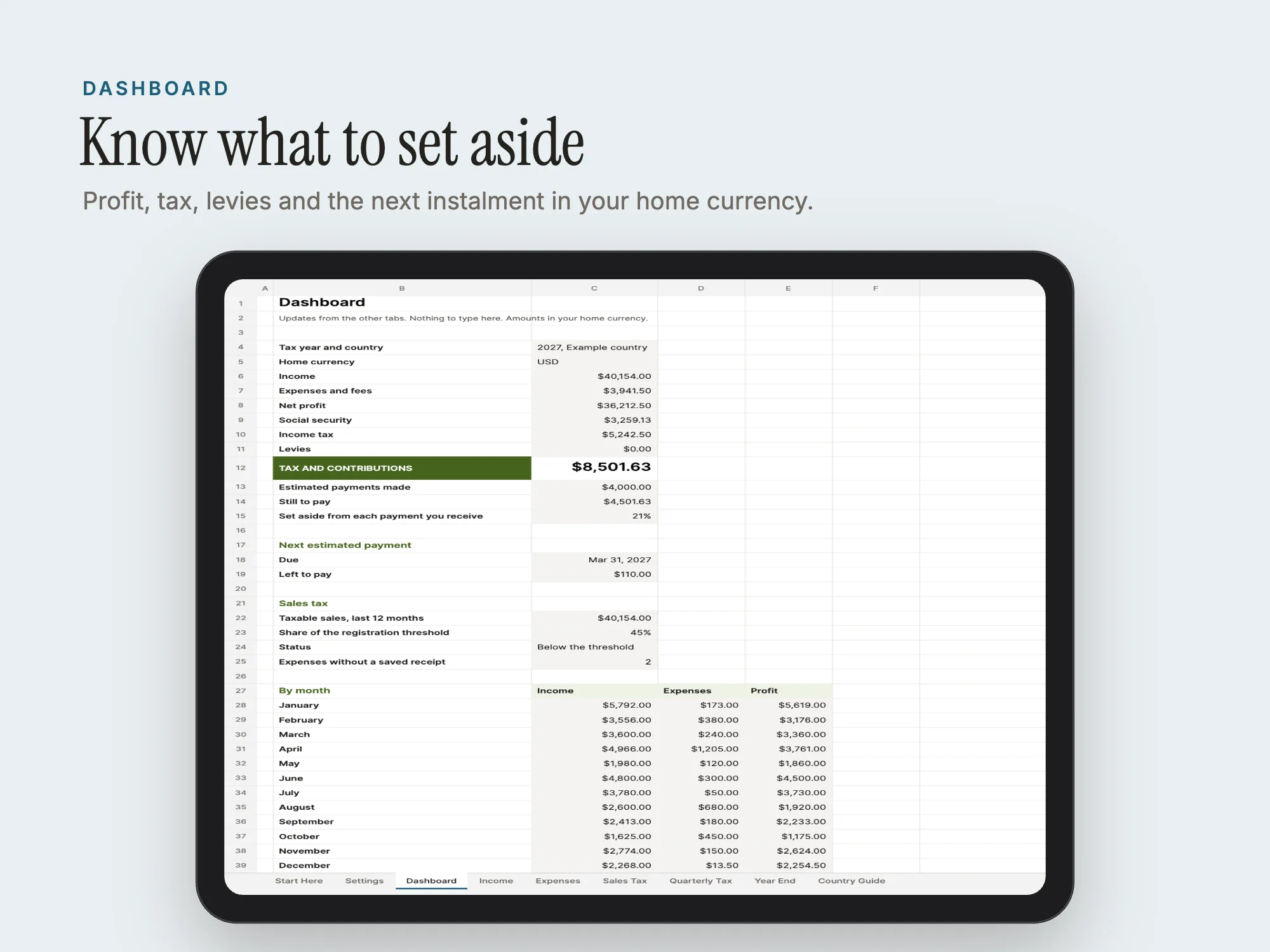 Cover of the Multi-Currency Freelancer Tax Tracker 2027