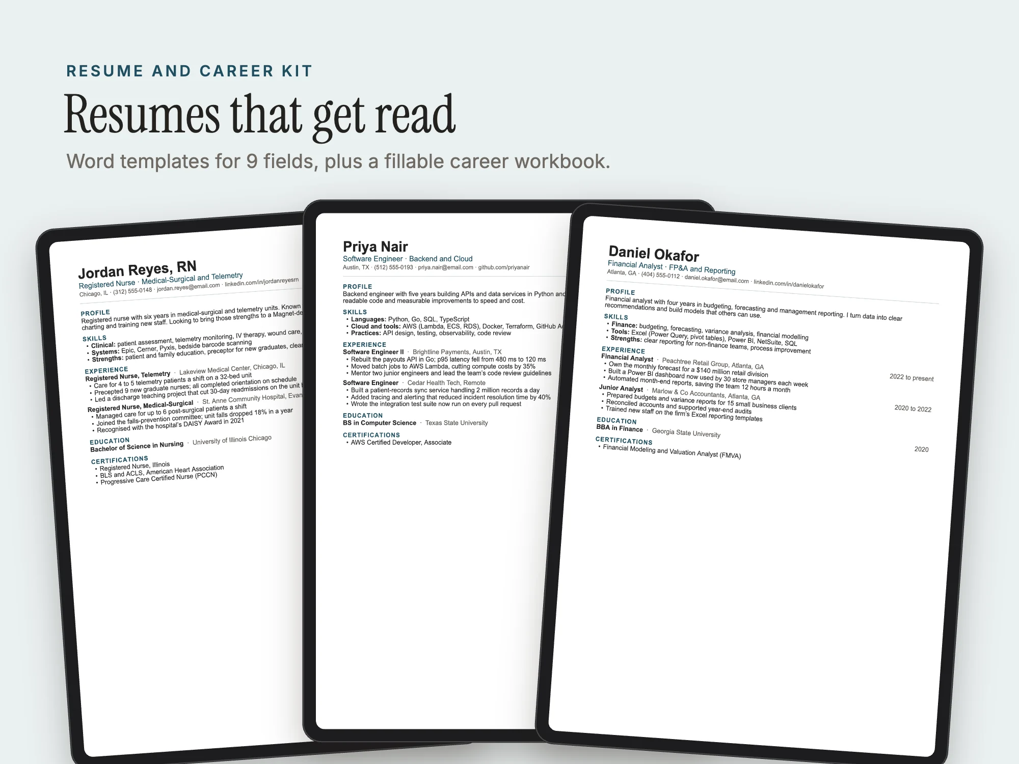 Cover of the Resume and Career Kit