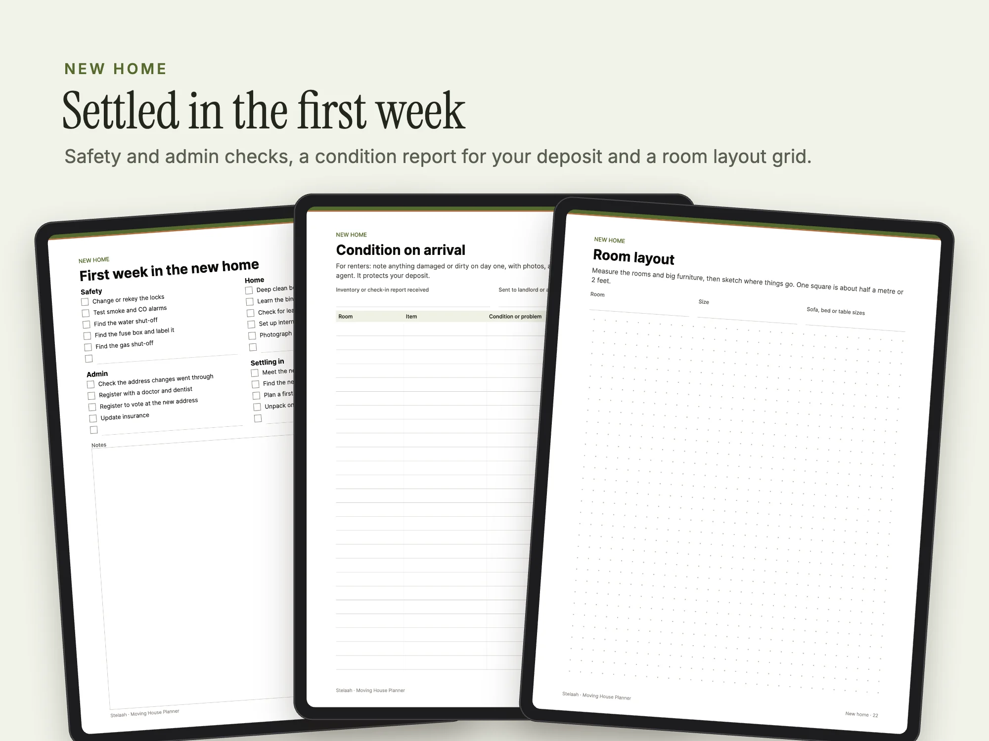 Moving House Planner: New home