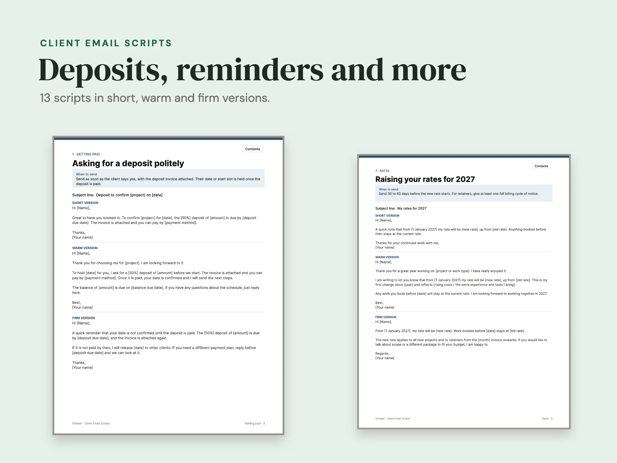 From Yes to Paid Starter Bundle: Client Email Scripts